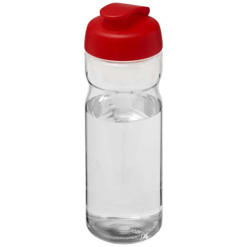 Bouteille de sport publicitaire 650ml Ocean Plastic H2O Active® Translucide et Rouge